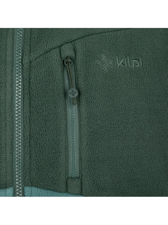 Kilpi Черно мъжко поларено яке с качулка Kilpi Glander-M