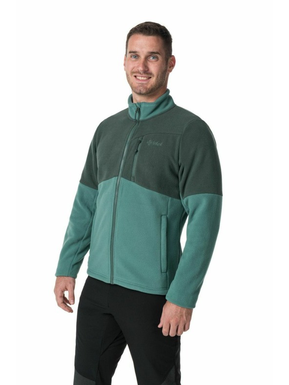 Kilpi Черно мъжко поларено яке с качулка Kilpi Glander-M