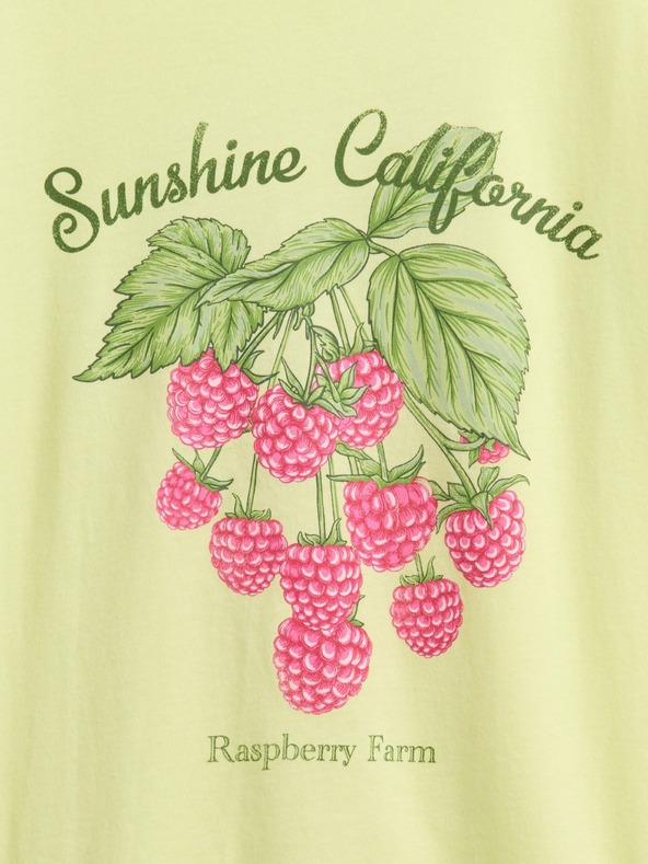 GAP Бебешка тениска с щампа Gap