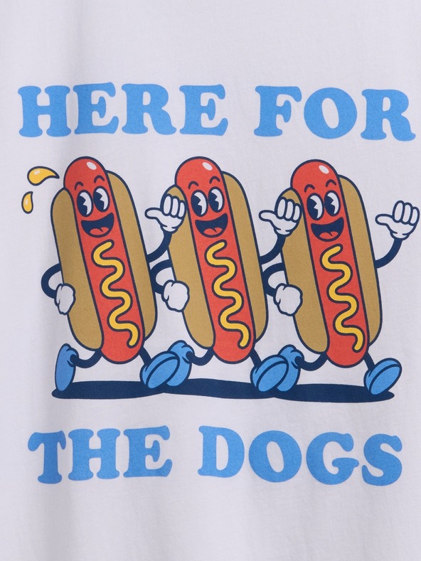 GAP Бебешка тениска с щампа Gap