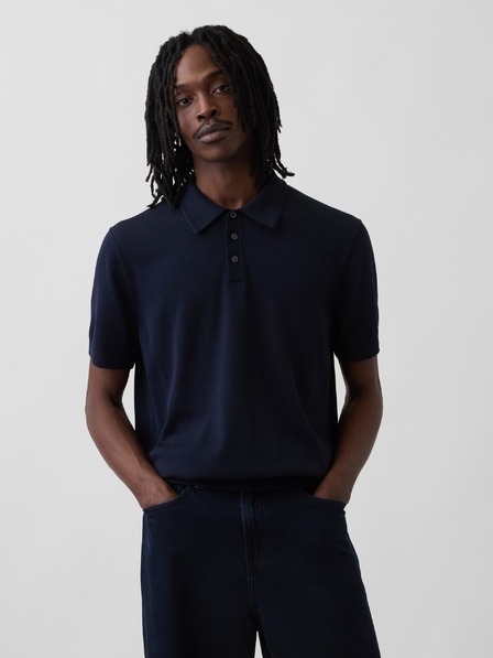 GAP Polo пуловер с къс ръкав GAP