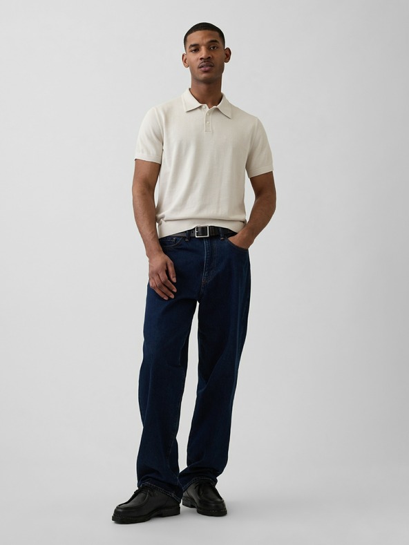 GAP Polo пуловер с къс ръкав GAP