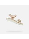 Geox Светлорозови детски сандали Geox Sandal Costarei