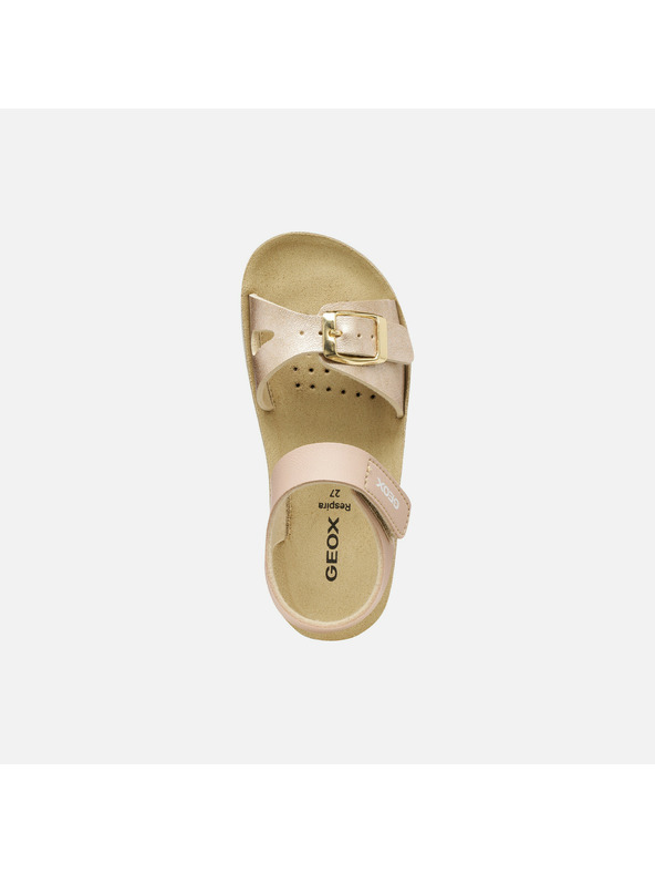 Geox Светлорозови детски сандали Geox Sandal Costarei