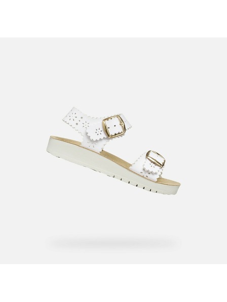 Geox Бели детски сандали Geox Sandal Costarei
