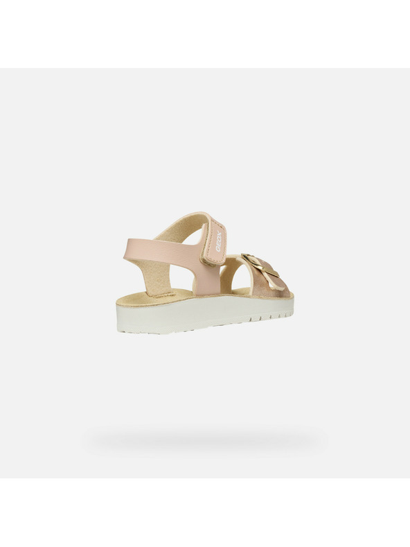 Geox Светлорозови детски сандали Geox Sandal Costarei