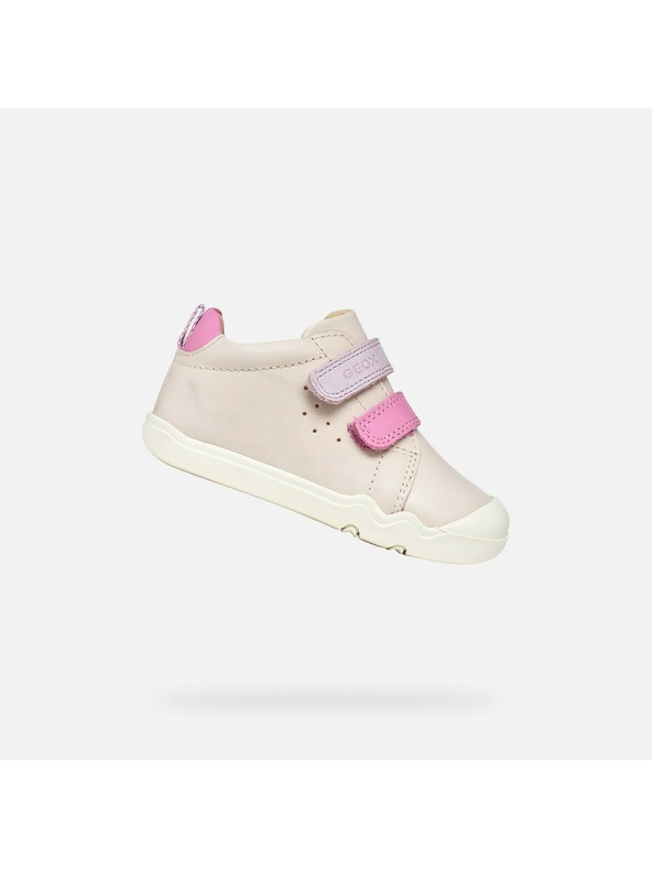 Geox Светлорозови детски босоножки Geox Steppieup