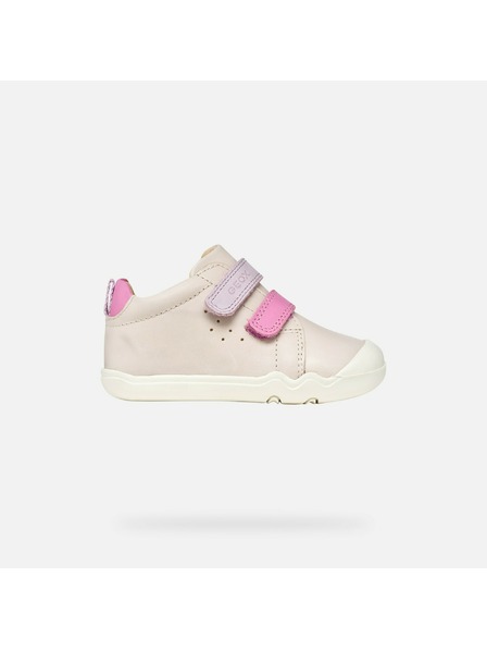 Geox Светлорозови детски босоножки Geox Steppieup