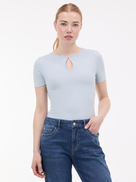 Orsay Светлосиня дамска тениска с къс ръкав ORSAY