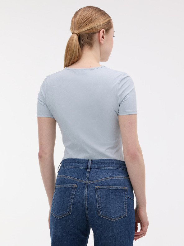 Orsay Светлосиня дамска тениска с къс ръкав ORSAY