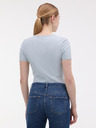 Orsay Светлосиня дамска тениска с къс ръкав ORSAY