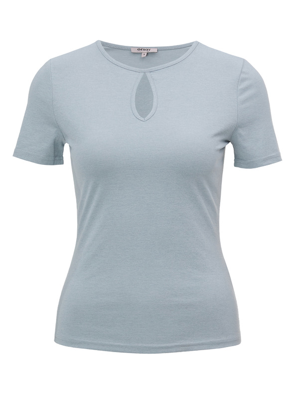 Orsay Светлосиня дамска тениска с къс ръкав ORSAY