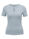 Orsay Светлосиня дамска тениска с къс ръкав ORSAY
