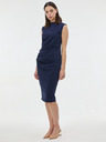 Orsay Тъмносиня дамска миди рокля ORSAY
