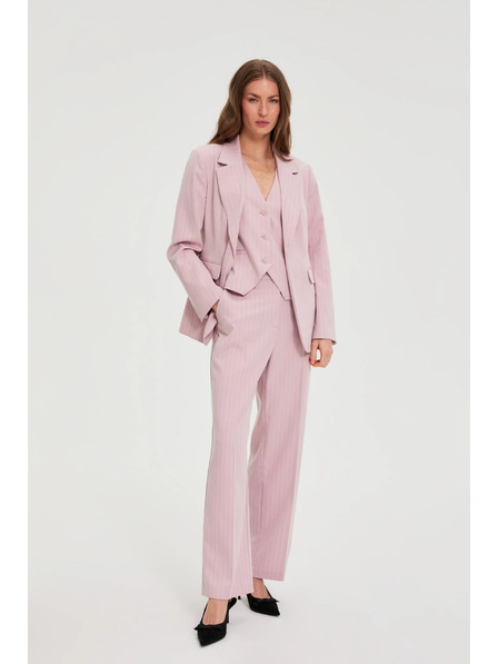 Moodo Сако в райета розово Moodo