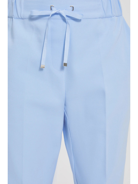 Moodo Панталони с крачол в канта сини Moodo