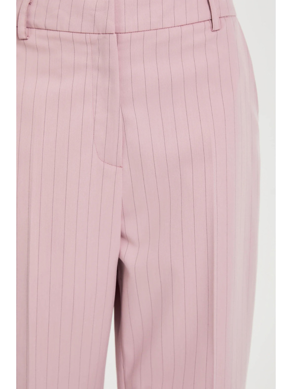 Moodo Панталони с фини райета розови Moodo