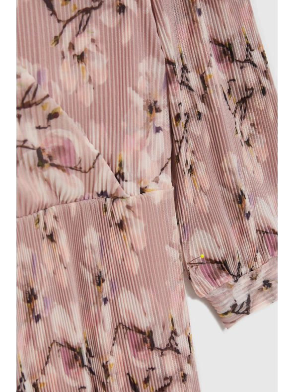 Moodo Плисирана рокля розова Moodo