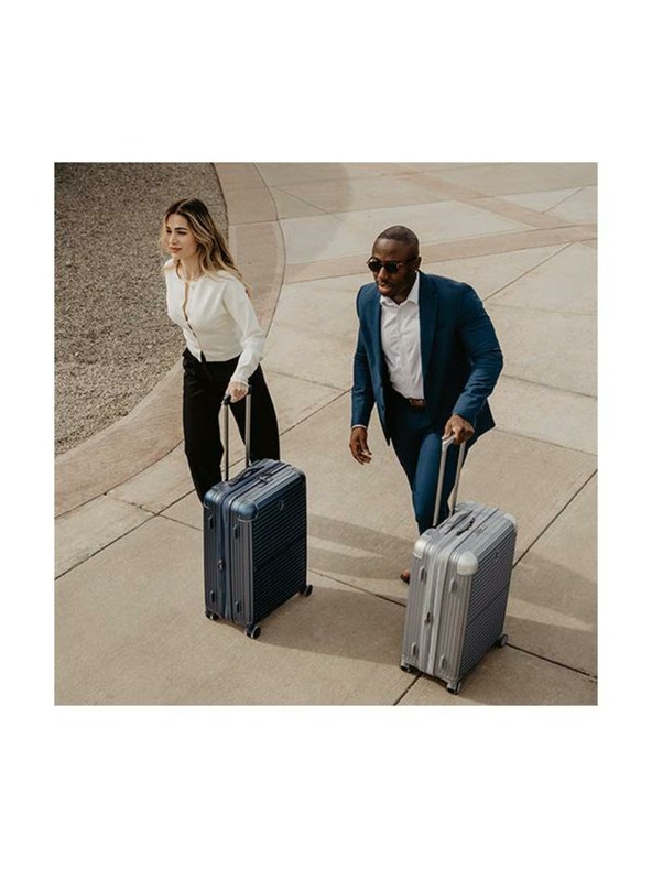 Heys Пътнически куфар Heys Cruze M Silver