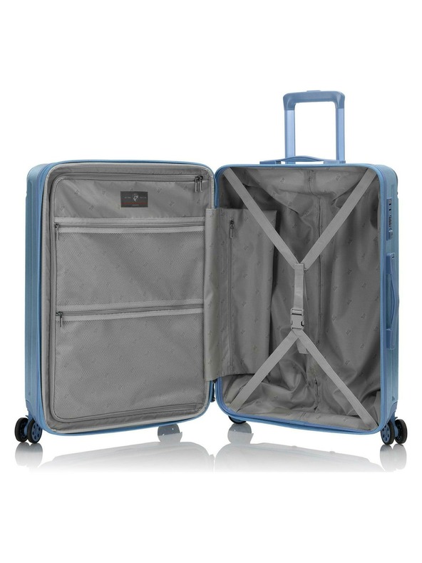 Heys Пътнически куфар Heys Alumix M Icy Blue
