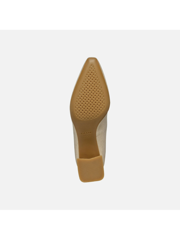 Geox Кремави дамски обувки с висок ток Geox Giselda