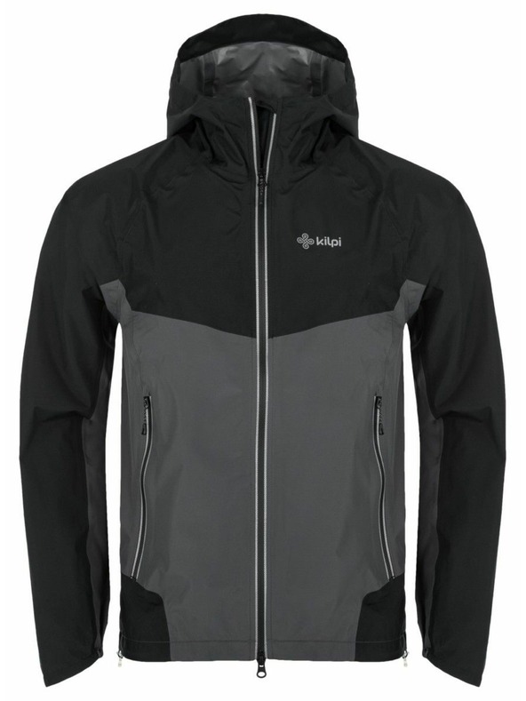 Kilpi Черно-сиво мъжко спортно яке Kilpi Hurricane-M