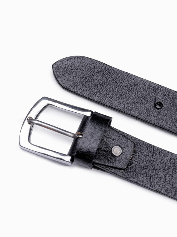 Ombre Clothing Комплект мъжки кожени аксесоари - черни A654 Ombre Clothing