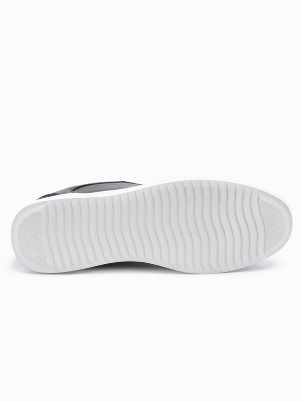 Ombre Clothing Небрежни мъжки кецове OLDSCHOOL - черни V2 OM-FOCS-0104 Ombre Clothing