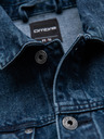 Ombre Clothing Мъжко дънково яке катана с измиване - синьо V4 OM-JADJ-0219 Ombre Clothing