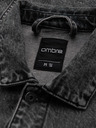 Ombre Clothing Мъжко дънково яке катана с измиване - графитно V5 OM-JADJ-0219 Ombre Clothing