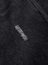 Ombre Clothing Мъжки дънки с износване REGULAR FIT - черни V2 OM-PADP-0241 Ombre Clothing