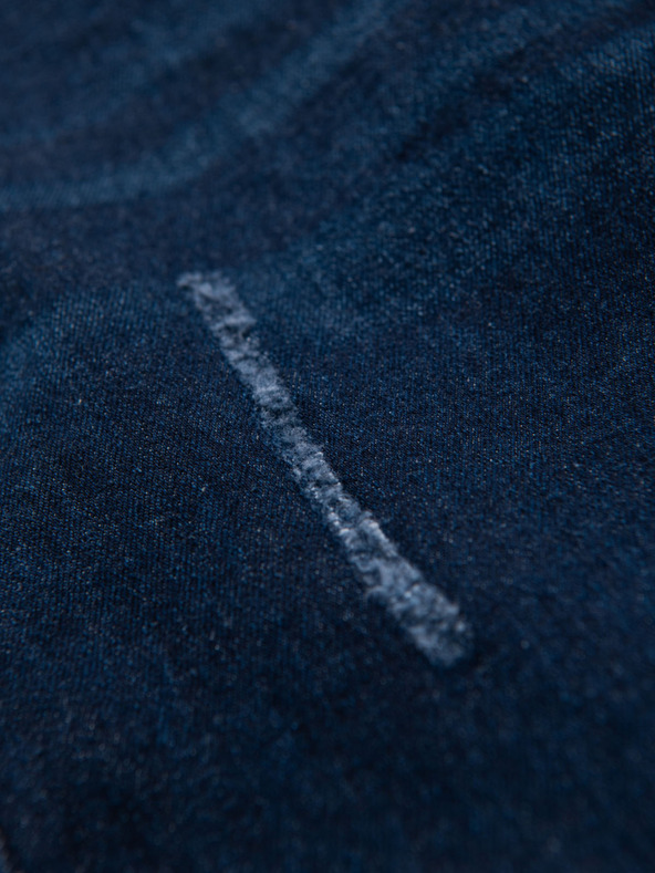 Ombre Clothing Мъжки дънки REGULAR FIT - тъмносини V4 OM-PADP-0241 Ombre Clothing