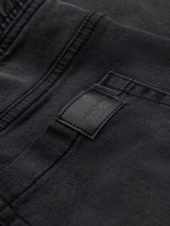 Ombre Clothing Мъжки дънкови панталони JOGGERS с перлив ефект - сиво V3 OM-PADJ-0267 Ombre Clothing