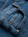 Ombre Clothing Мъжки дънкови панталони SLIM FIT с износване - тъмно синьо V2 OM-PADP-0255 Ombre Clothing