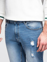 Ombre Clothing Мъжки дънкови панталони REGULAR FIT с износване - светло синьо V1 OM-PADP-0254 Ombre Clothing