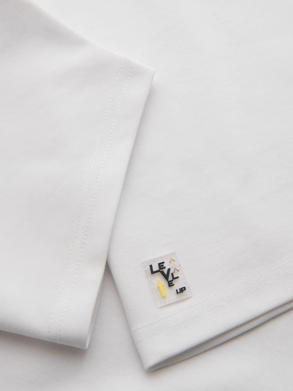 Ombre Clothing Мъжка тениска COMFORT FIT с реглан ръкави - сметанена V1 OM-TSCT-0240 Ombre Clothing