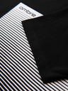Ombre Clothing Мъжка памучна тениска с графичен печат - черна V2 OM-TSPT-0246 Ombre Clothing