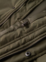 Ombre Clothing Мъжко класическо дълго яке парка - маслинозелено V3 OM-JAPJ-0313 Ombre Clothing