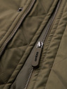 Ombre Clothing Мъжко класическо дълго яке парка - маслинозелено V3 OM-JAPJ-0313 Ombre Clothing