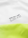 Ombre Clothing Мъжко спортно яке с омбре ефект и рефлективни елементи - бяло и лайм V1 C646 Ombre Clothing