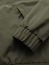 Ombre Clothing Мъжко функционално преходно яке с качулка - маслинозелено V2 OM-JANP-0225 Ombre Clothing
