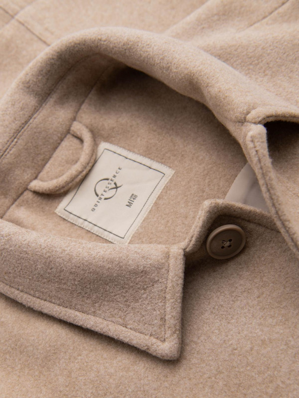 Ombre Clothing Мъжко риза яке - бежово V1 OM-JANP-0291 Ombre Clothing