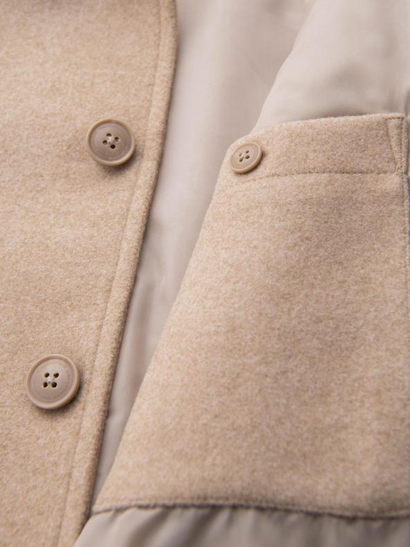 Ombre Clothing Мъжко риза яке - бежово V1 OM-JANP-0291 Ombre Clothing