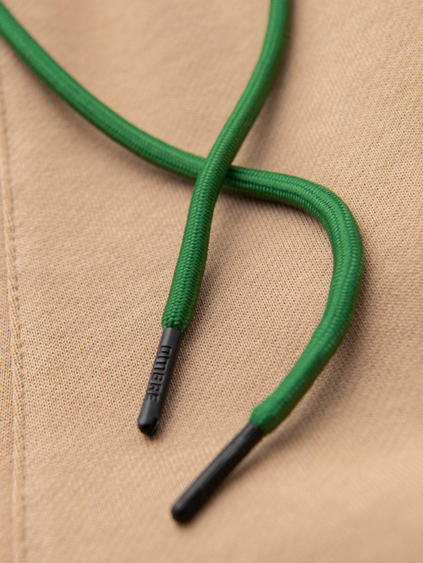 Ombre Clothing Мъжки спортни панталони с кант - кафяви V1 OM-PASK-0284 Ombre Clothing