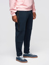 Ombre Clothing Мъжки спортни панталони с прави крачоли и гумени детайли - тъмносини V2 OM-PASK-0281 Ombre Clothing