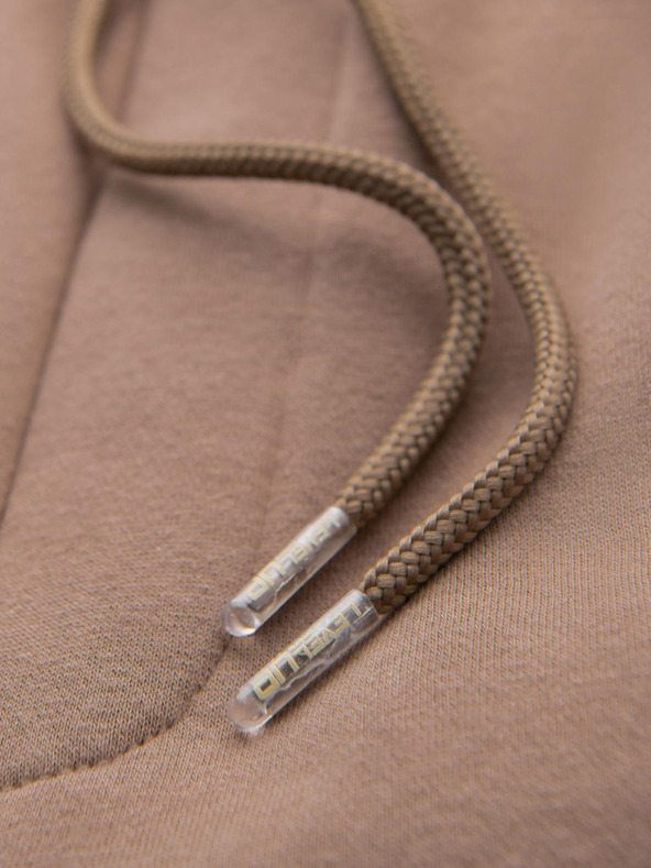 Ombre Clothing Класически унисекс спортни панталони с ребрирани маншети - кафяви V16 OU-PSBC-0100 Ombre Clothing