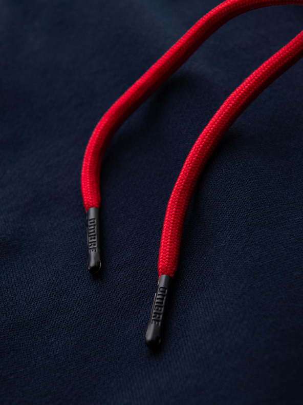 Ombre Clothing Мъжки спортни панталони с кант - тъмносини V3 OM-PASK-0284 Ombre Clothing