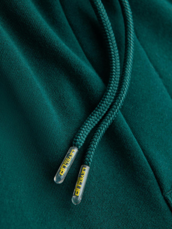 Ombre Clothing Класически унисекс спортни панталони с ребрирани маншети - тъмнозелени V17 OU-PSBC-0100 Ombre Clothing