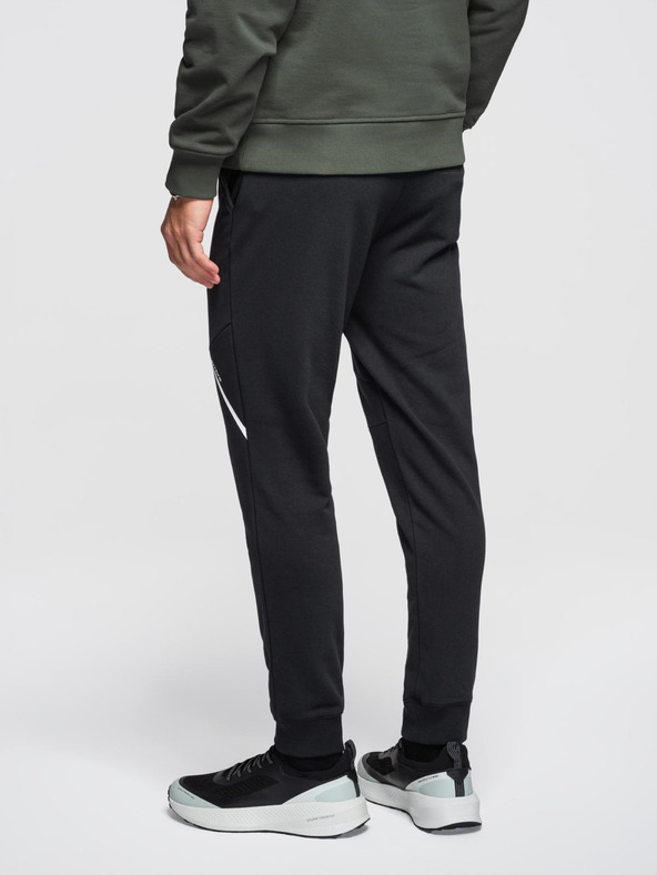 Ombre Clothing Мъжки спортни панталони joggers - черни V2 OM-PASK-0280 Ombre Clothing