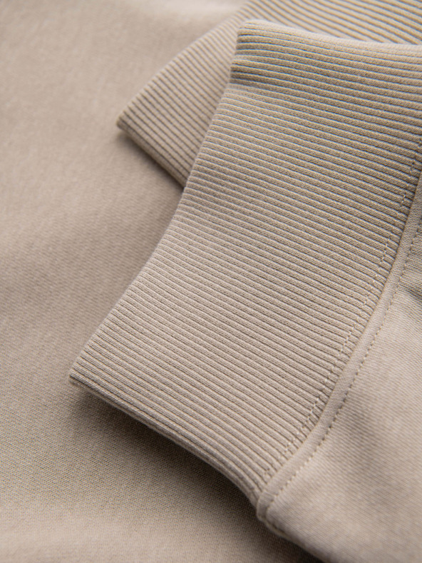 Ombre Clothing Мъжки спортни панталони jogger - бежови V3 OM-PASK-0280 Ombre Clothing